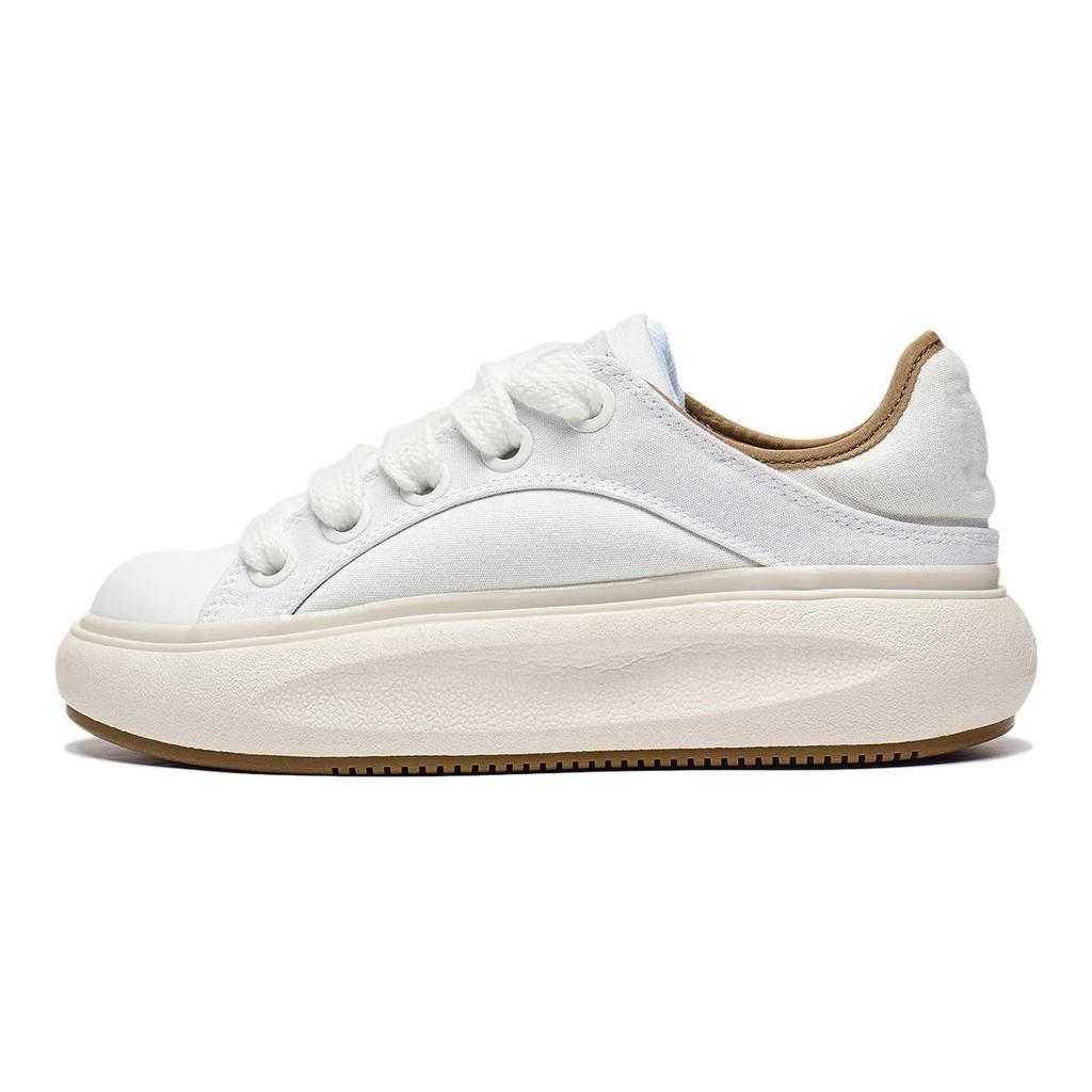Li Ning Yun You C4D Slip Resistant Abrasion Resistant Low top Casual Shoes Men's Ivory AZGT043-4