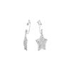 Swarovski Stella Rhodium plated Earrings Women's 5617768