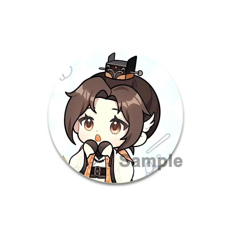 32/44/58mm Handmade Tinplate Plastic Badge Ashes of The Kingdom Brooches for Collar Clothes Backpack Jewelry Fans Gifts Card Games