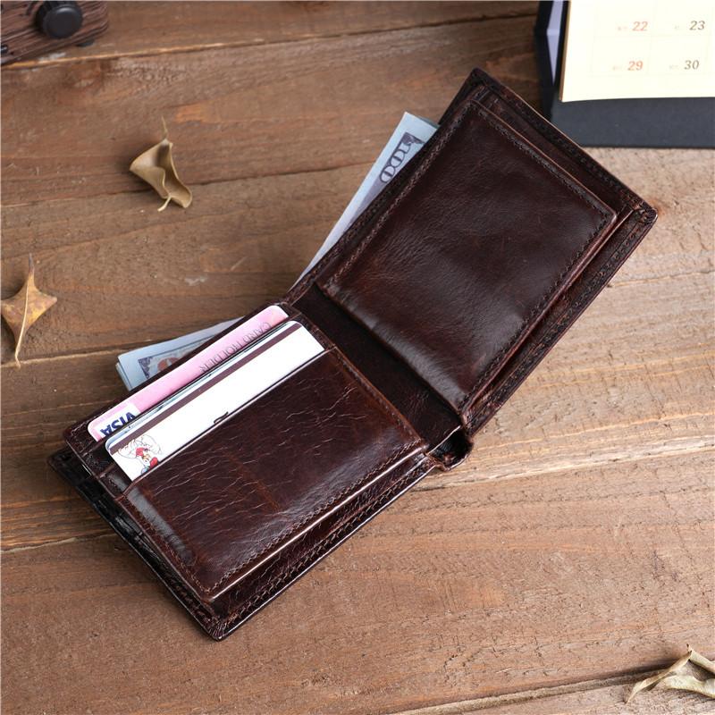 Мужской кошелек складной большой емкости с отделением для нескольких карт может хранить — фото 3