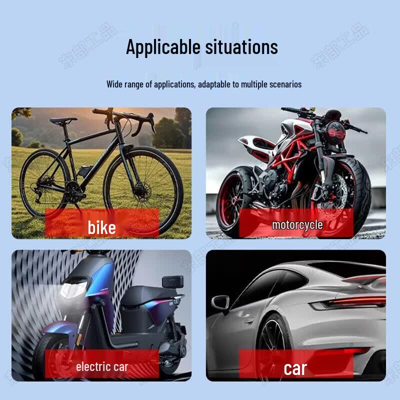 Emergency Tire Repair Tool Kit with Vulcanized Strips