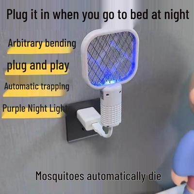 Portable USB Purple Light Mosquito Killer Lamp: Electric Swatter & Repellent for Outdoor, Car, and Picnic Use