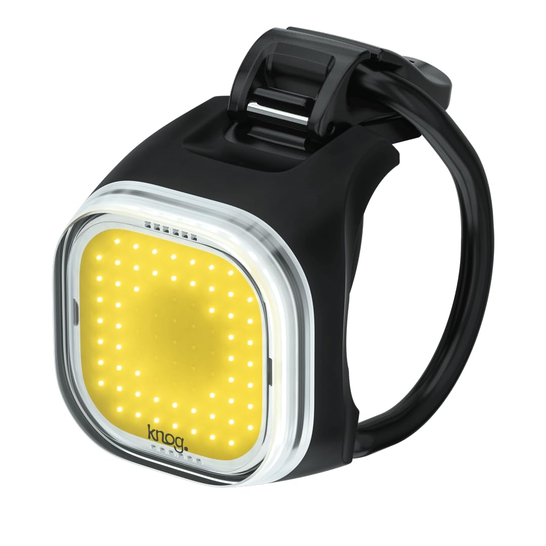 

Knog Blinder Mini Bike Light Bright 50 Lumens Bicycle Headlight with COB USB 8 Flash Ultra Lightweight IP67 300m Square Shape - LED, Rechargeable, чёрный