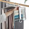 Large Capacity 9 Layers Pants Hangers Stainless Steel Multi-layer Trouser Rack  Clothes