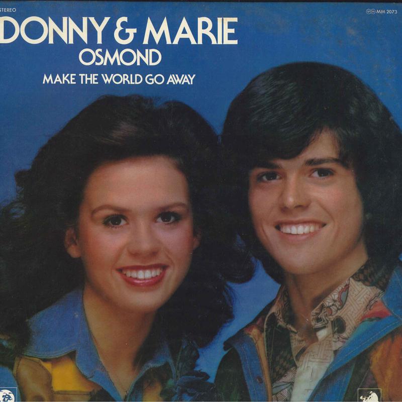 

LP Record DONNY & MARIE OSMOND - Make The World Go Away = Ballad of MM2073 MGM 1975 Japan Obi Pop Used