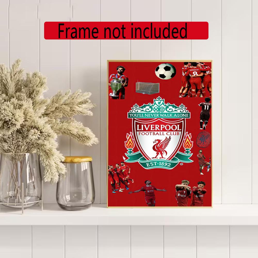 Liverpool 5D Diy Diamond Painting Round Diamond Mosaic Suitable For Beginners Diamond Painting Rhinestones Gift Frameless