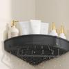 Adhesive Shower Shelf, Wall Mounted Corner for Bathroom Toilet Storage   with Non Drill Design