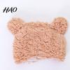 Cat Headwear Pet Headgear Cartoon Shape Super Soft Fastener Tape Non-Fading Ultra-Thick Dress Up Hat Polar Fleece Dog Winter Warm Decor Supplies Puppy