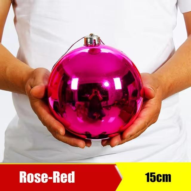 1 pz 150mm-250mm Pallina Decorazione Natalizia Ornamenti Albero di Natale Appendi Pallina Lucida per Casa Bar Festa Matrimonio Decorazione Xmas