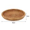 Rattan Fruit Tray Hand Woven Elegant Traditional Natural Rattan Serving Tray For Kitchen Counter Table S
