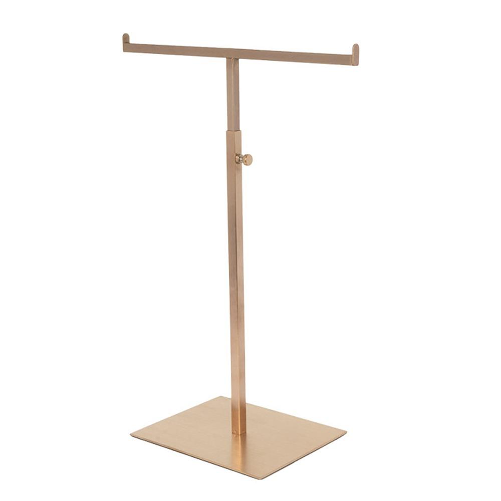 Stojak na torebki ze stali nierdzewnej Złoty Srebrny Regulowana wysokość Uchwyt na portfel Stojak Metalowe podwyższenia do ekspozycji Wieszak na jedwabne szale/opaski na głowę