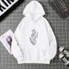 Large size hooded fleece sweater women's 2025 autumn and winter new loose large size tide