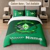 Custom Bedding Set Werder Bremen FC Pattern, Print Name Text 1 Duvet Cover Plus 2 Pillowcases Home Textile
