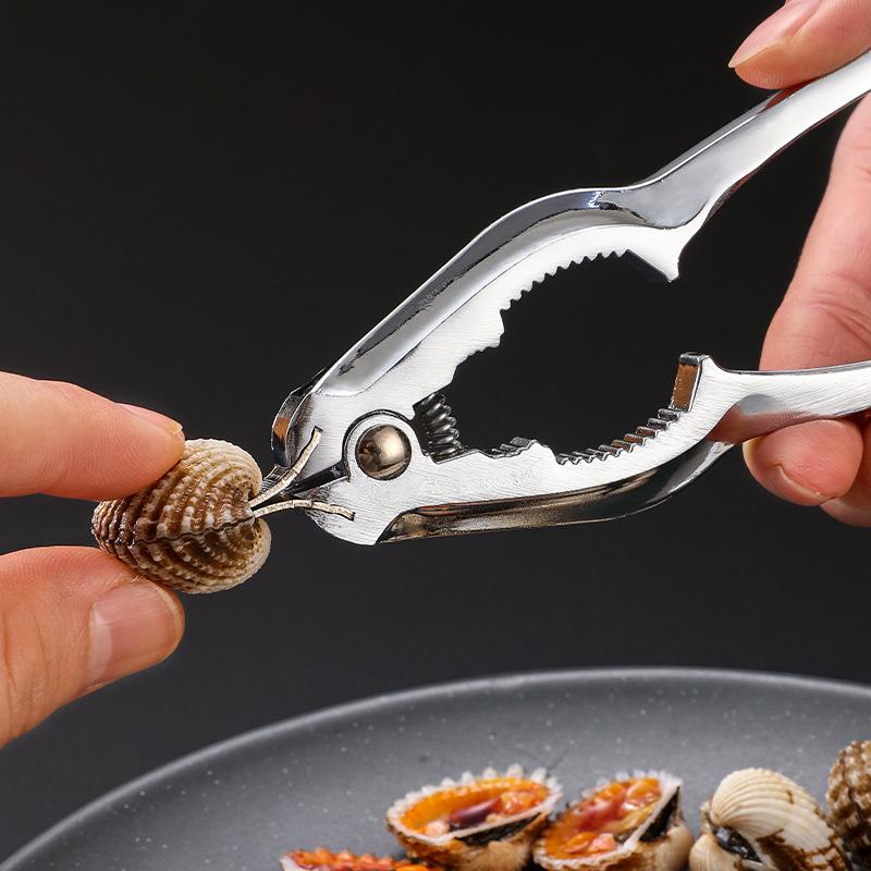 Kitchen Clam and Cockle Opener Tool - Efficient Shell Opener and Pliers