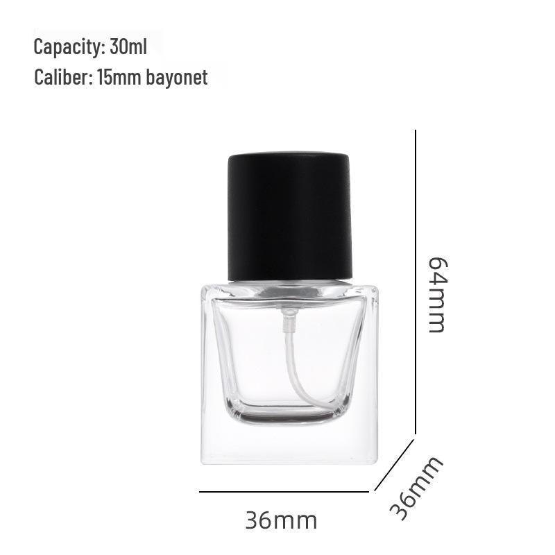 Mini Square Refillable Travel Perfume Spray Bottle