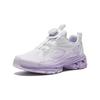 Anta Youth  Childrens Sports Comfortable Non-Slip Wear-Resistant Casual Shoes Kids Casual Shoes White Purple 322338801-1
