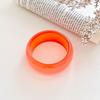 Bright Color Chunky Bangles Round Resin Bracelets New Lady's Bracelet  Gifts