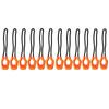 6/12Pcs Luminous Zipper Pullers Tent Zipper Pull Slider Head Tool Convenient Zipper Extension Knapsack Jacket Zippers Accessory