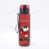 650ml Animation Snoopys Children Water Bottle Boy Girl Outside-Use Sport Straw Mug Animation Design Kids Drink Bottle Leak Proof Polymer Material Jugs