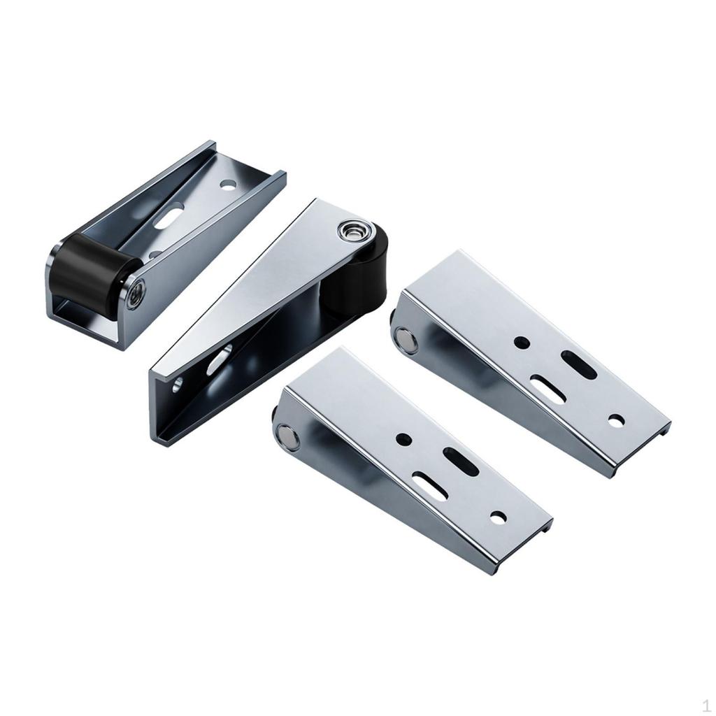 4 Heavy Duty Easy Install Silent Replacement Door Wheels for Cabinet, Wooden Door.
