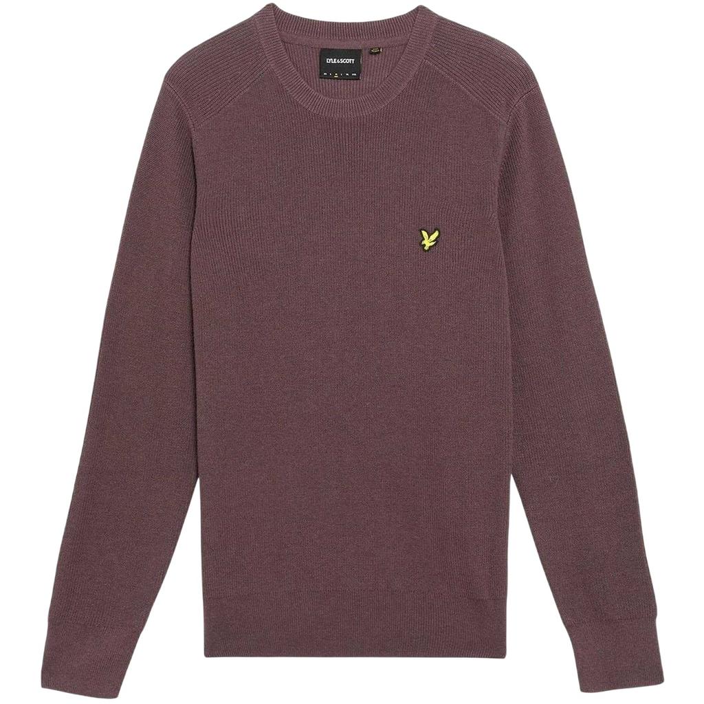 Lyle & Scott Mens Ribbed Raglan Jumper
