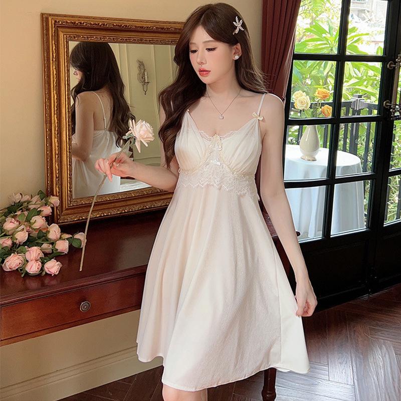 

Women s Gold Velvet Pajamas: Sexy Camisole & Long Sleeve Robe Set with Chest Pads for Autumn/Winter XL