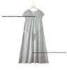 2026 Summer Cotton Linen Dress for Middle-aged Women – Elegant, High-class Long Skirt