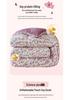 Class A Double-Layer Gauze Soy Fiber Quilt for Home and Dormitory - Single/Double Size for All Seasons