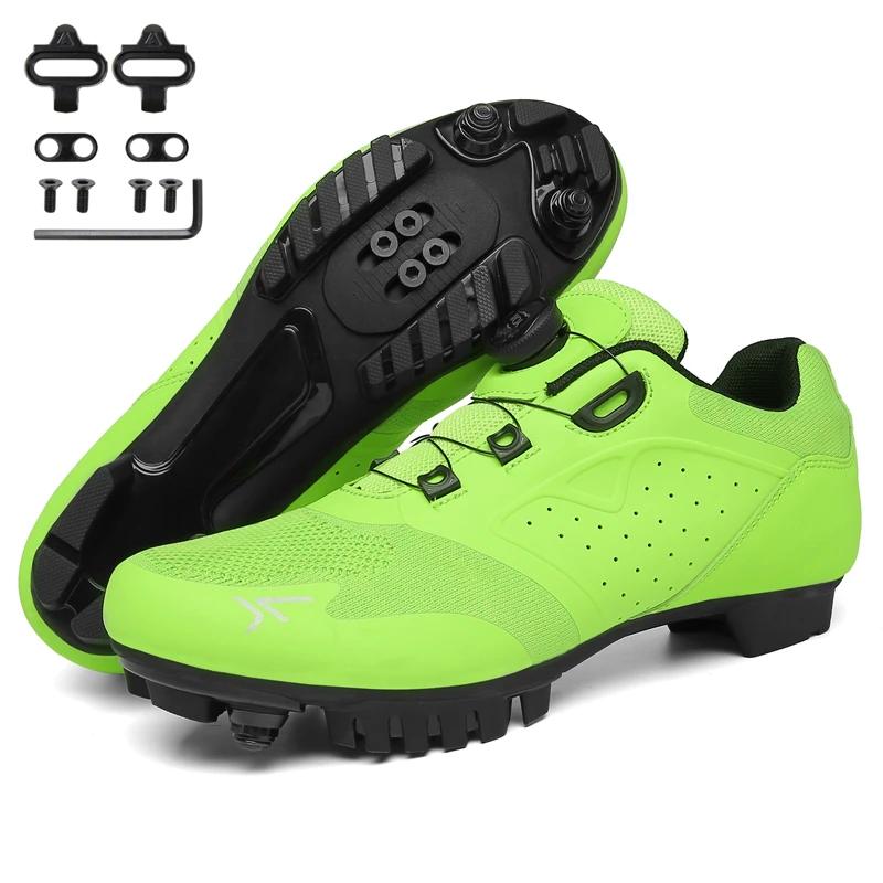 Cycling Shoes Men Breathable MTB Cleat Shoes Self-Locking Racing Road Bike SPD Shoes Lightweight Bicycle Sneakers Large Size 49