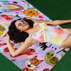 Karol G Female Singer Towel Microfiber Beach Towel Absorbent Quick dry Soft Yoga Swimming Resort Mountain Climbing Towel