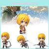 Charmante Armin Chibi Figur PVC Anpassbares Gesicht Attack on Titan Modell 10cm