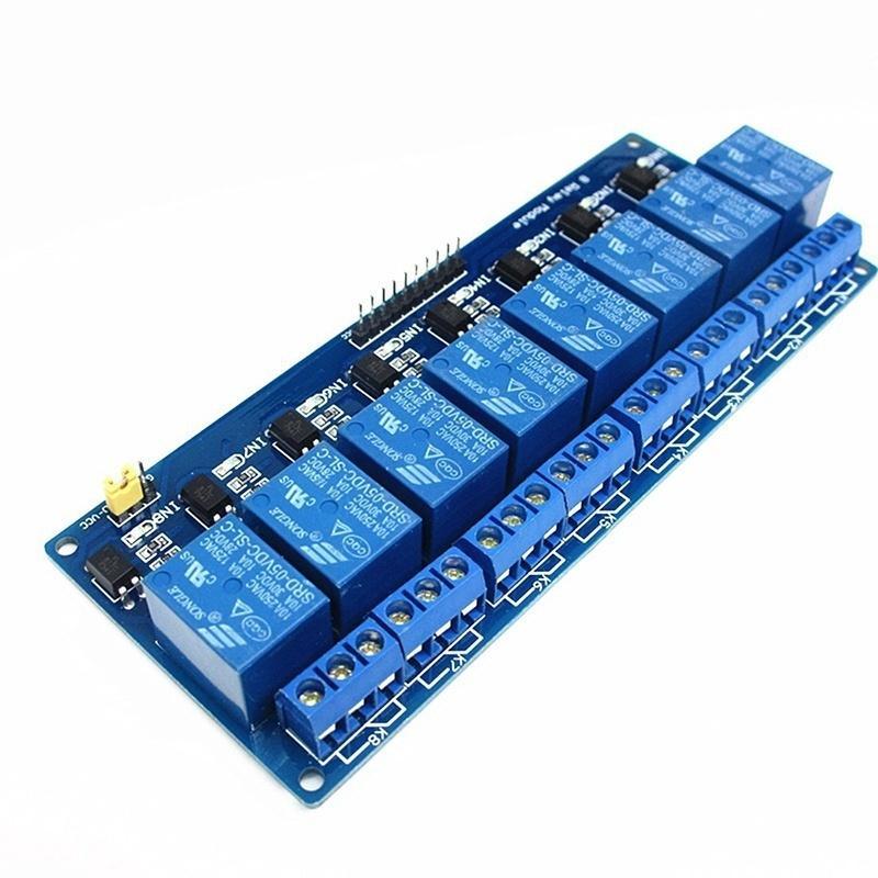 8-Channel 5V Relay Shield Module Board Optocoupler Module