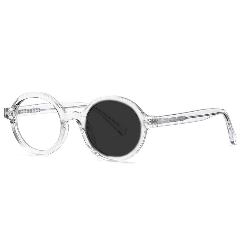 Retro Oval Anti Blue Light Photochromic Reading Glasses For Men Women Diopter +25 To +6 0 High Quality