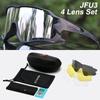 ACEXPNM Gepolariseerde Mountainbike Fietsbril Buiten Sport Fietsbril UV400 4 Lenzen Fietsbril Mannen Vrouwen Zonnebril