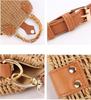 2025 Luxury Designer Fashionable Bamboo Handle Handwoven Rattan Handbags Women's Vacation Beach Box Bag Trend Tote Shoulder Bag