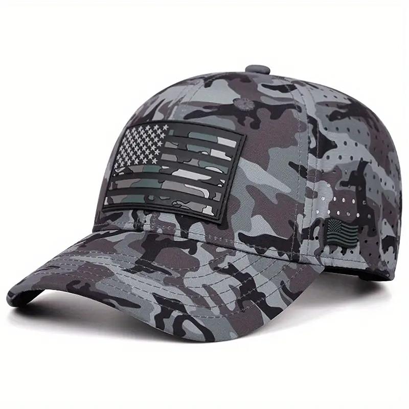 Einfache Kreative Neue Baseballkappe Amerikanische Flagge Skateboardkappe Street Hip Hop Kappe, Outdoor Sport Sonnenschutz Netzmütze Unisex