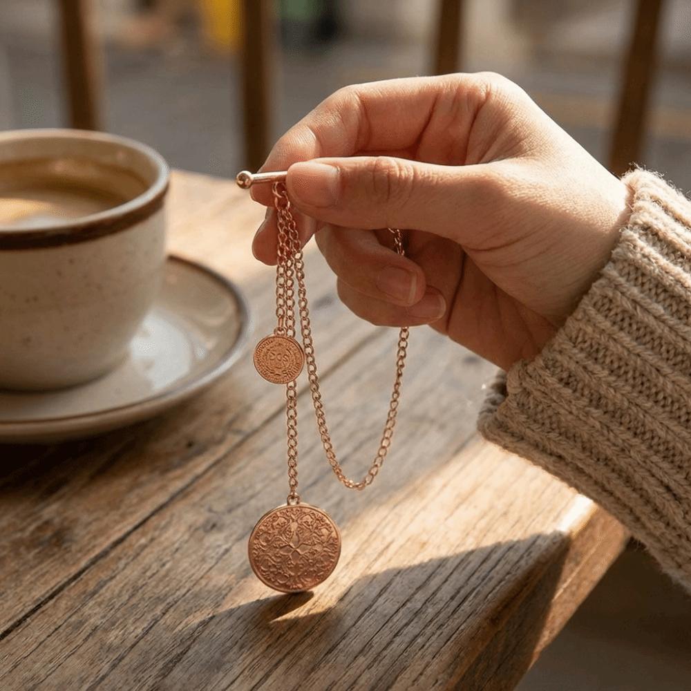 Classic Vest Suit Chain Vintage Collar Pins Silver Tassel Chain Brooches  Formal Attire