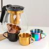 Anti-fall 304 Stainless Steel Tea Cup 60ml Drinking Cup Portable Coffee Mug Liquor