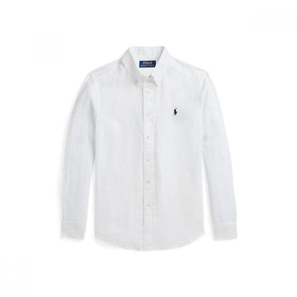 Polo Kids Boys 8 18 Year Old Linen Shirts  Cwpowovy6820544100 S
