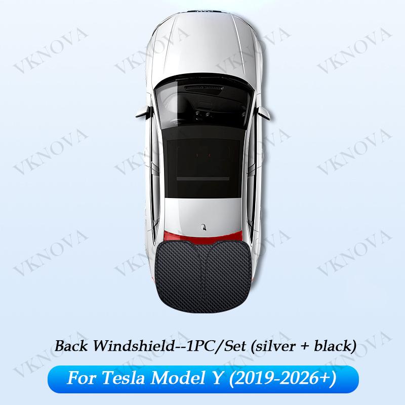 For Tesla Model YL 3 Y Juniper Highland 2025-2017 Upgraded Sunshade Side Window Shade Cover Windshield Sun Visor Privacy CampingWindshield Sunshades