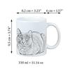 Korat - caneca de gato, caneca personalizada com impressão, presente clássico para todos da marca Art-Dog