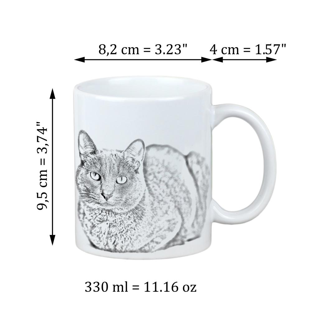 Korat - caneca de gato, caneca personalizada com impressão, presente clássico para todos da marca Art-Dog