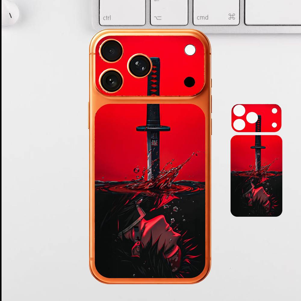 

D-Devil May Cry Dante For Apple iPhone 17 Pro Max Full Back Cover Decal Wrap Skin Rear Protective Sticker Film iPhone17pro