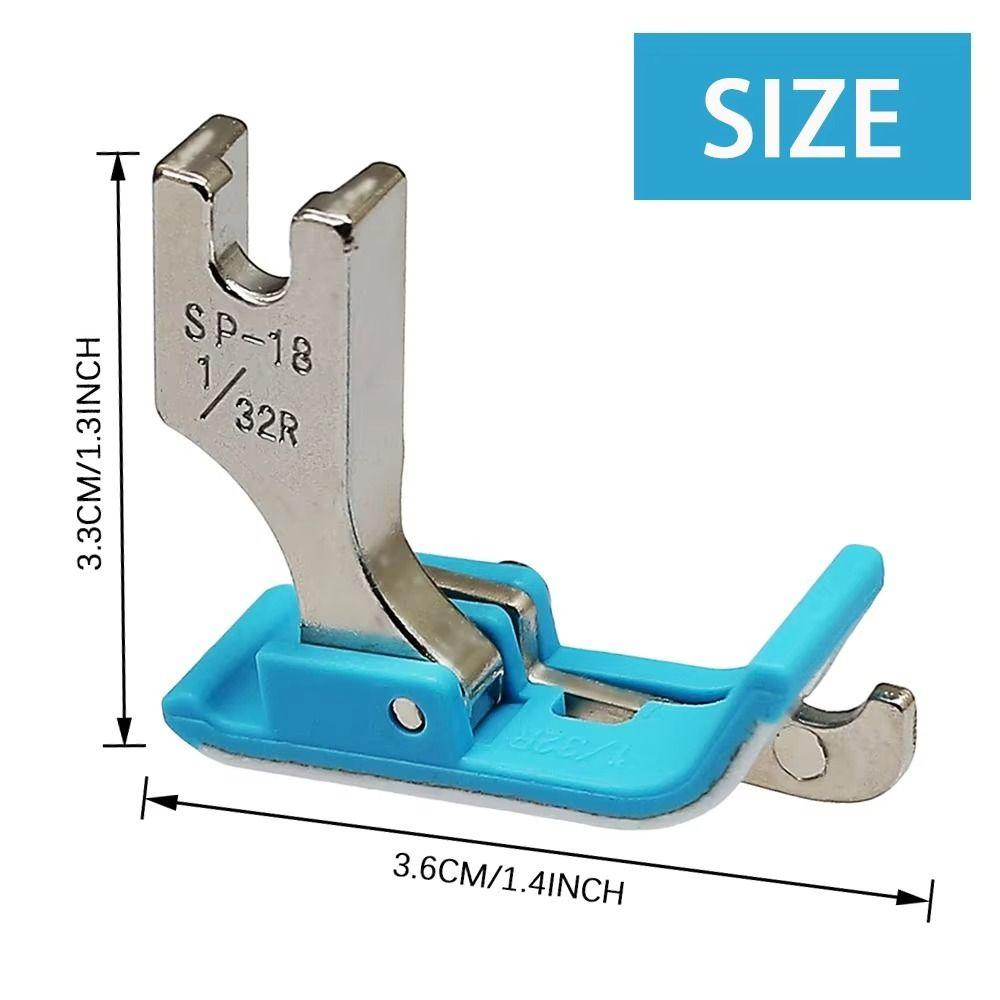 Right Side Guard SP-18 Presser Foot Plastic 1/4 3/16 1/8 1/16 1/32 Embedded Line Foot Sewing Tools Industrial Sewing