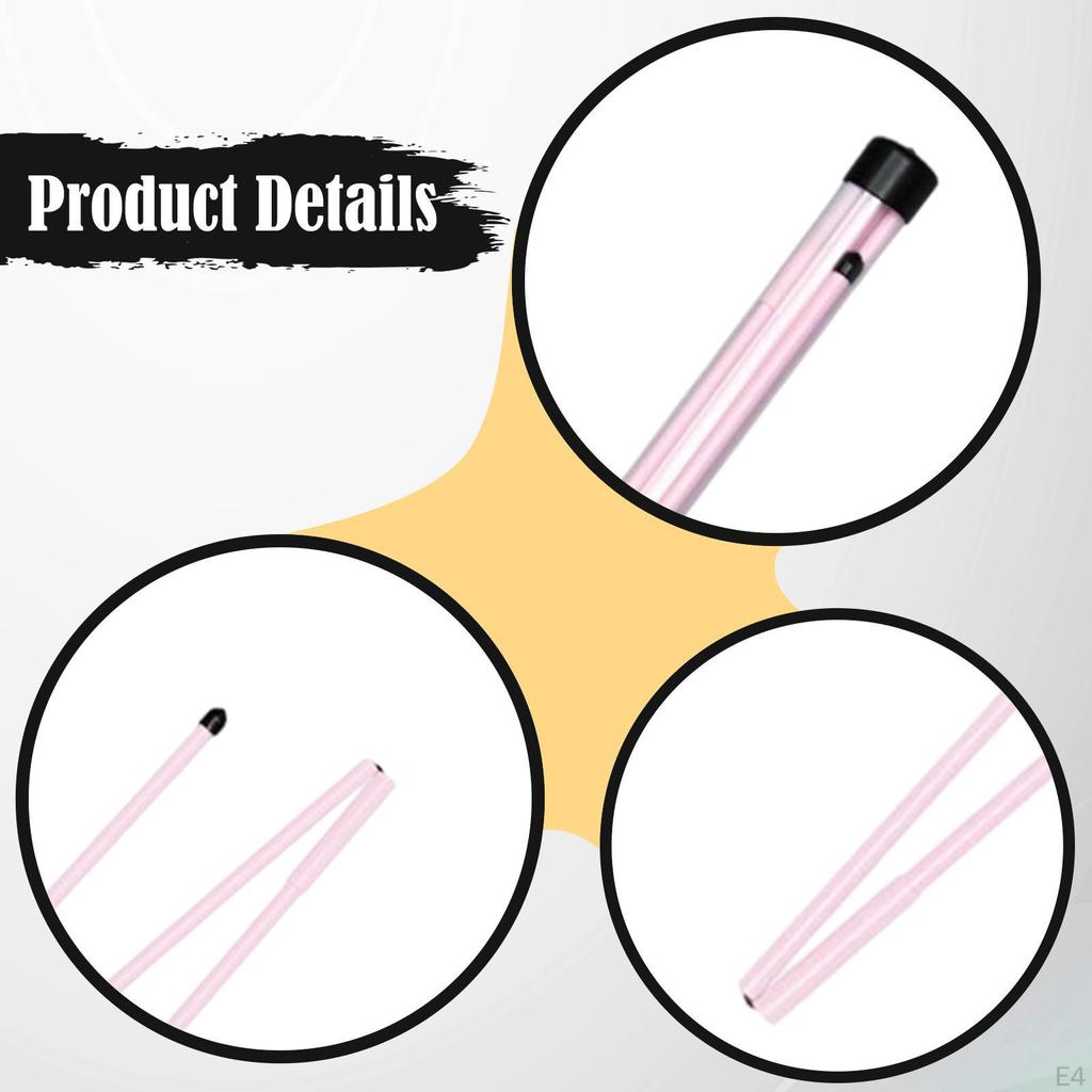 2 Pieces Golf Alignment Sticks Direction Indicator Practice Rods for Aiming