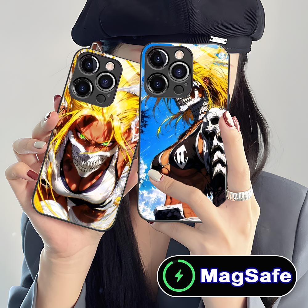 Bleach Tier Harribel Cell Phone Case for iPhone 17 16 15 14 13 12 11 Air Pro Max Plus Mini MagSafe Glass Colorful Cover Cover