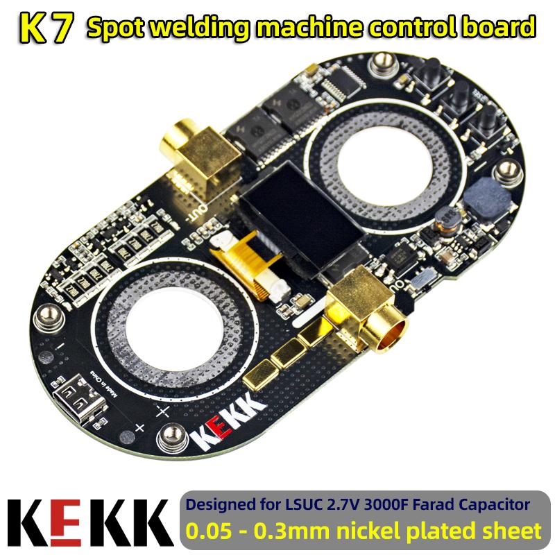 KEKK Farad-Kondensatoren Punktschweißgerät Superkondensator 5,4-5,6V1500F Punktschweißmaschine Steuerplatine 0,3mm Für 18650-Batterie
