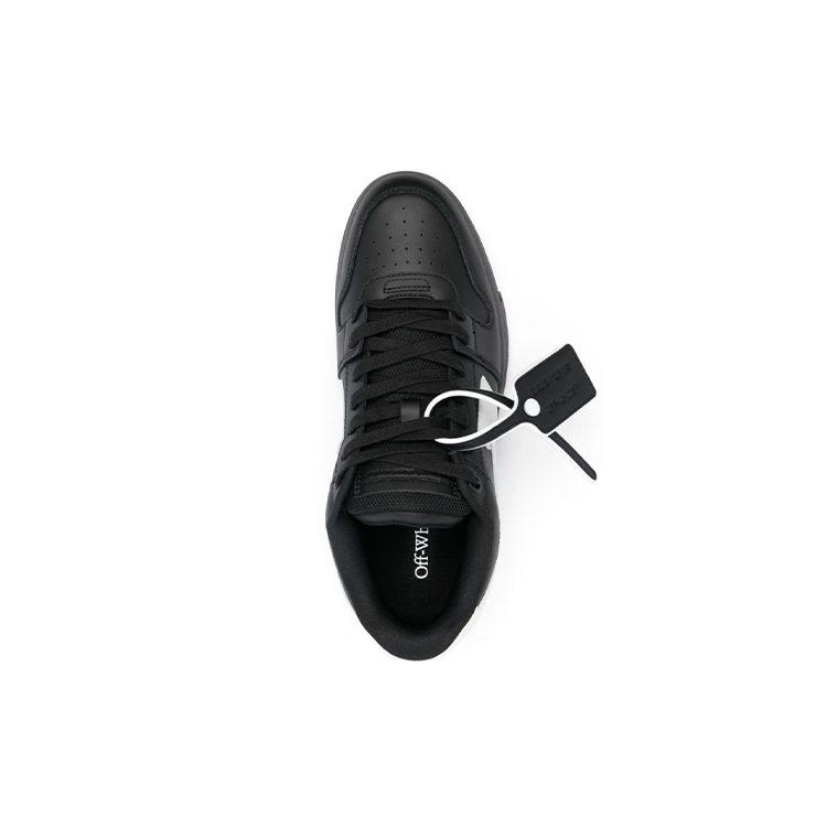 OFF WHITE Out Of Office Ooo Scarpe Basse Nere Grigie Bianche FW23 OMIA189C99LEA0061001