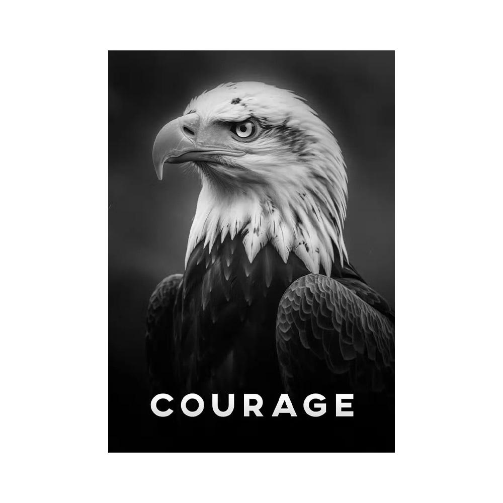 Citazioni Motivazionali Conquista Focus Pittura su Tela Leone Tigre Leopardo Animali Feroci Poster Stampa Muro Soggiorno Decorazioni per la Casa