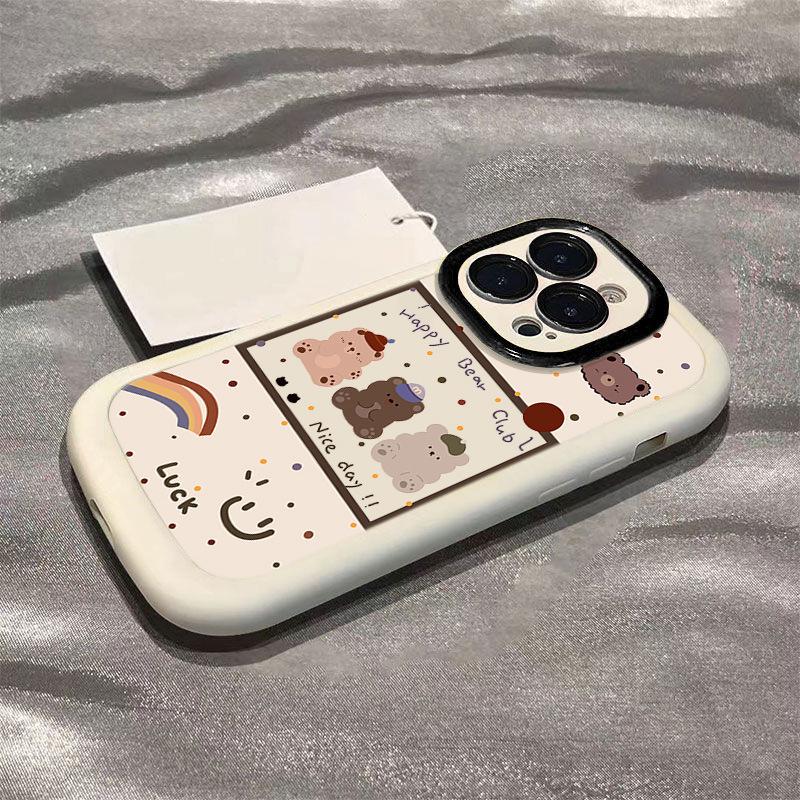 Photo Frame Bear for Apple 17/15 PROMAX Phone Case for IPhone 14/13 New Cartoon Cute